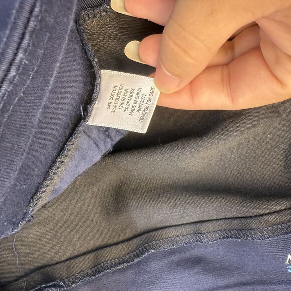 Croft Barrow Pants Women's 14 Blue The Effortless Stretch Ankle Pull On - Picture 5 of 11